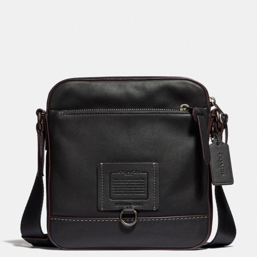 Coach Rivington Crossbody Bag Black Leather NWT